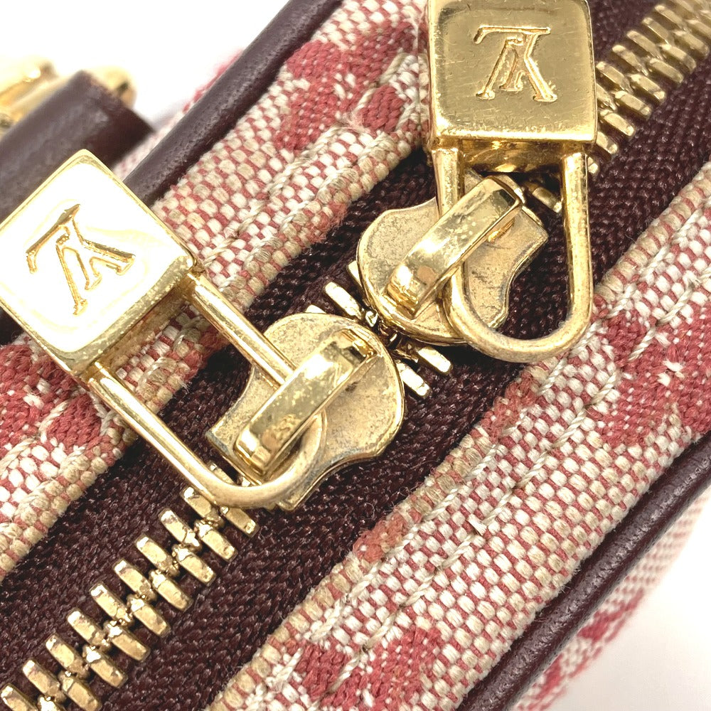 LOUIS VUITTON M60001 モノグラムミニ ウスディジタル ストラップ付 ショルダーバッグ ポシェット ポーチ モノグラムミニキャンバス レディース チェリー レッド