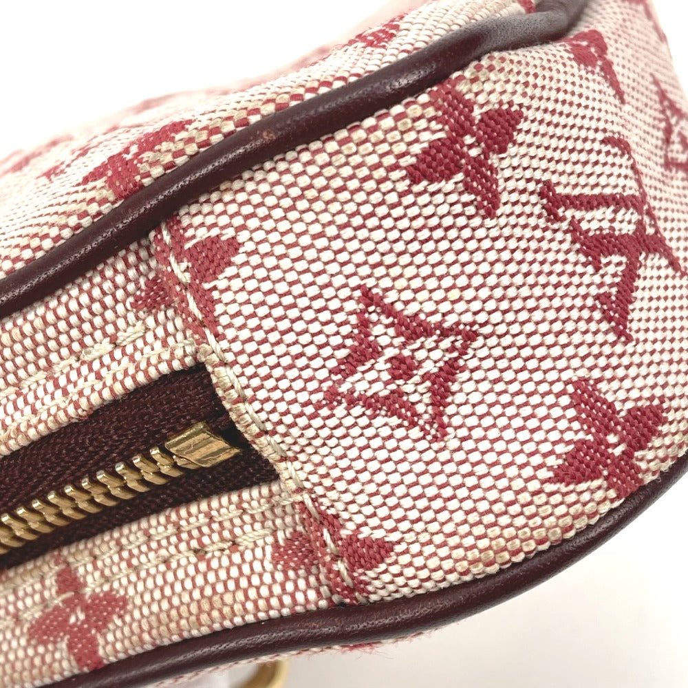 LOUIS VUITTON M60001 モノグラムミニ ウスディジタル ストラップ付 ショルダーバッグ ポシェット ポーチ モノグラムミニキャンバス レディース チェリー レッド