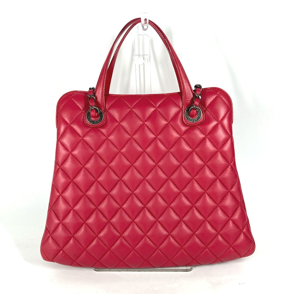 CHANEL ハンドバッグ ショルダーバッグ 肩掛け CC ココマーク マトラッセ キルティング 2WAYバッグ チェーン トートバッグ ラムスキン レディース ピンク