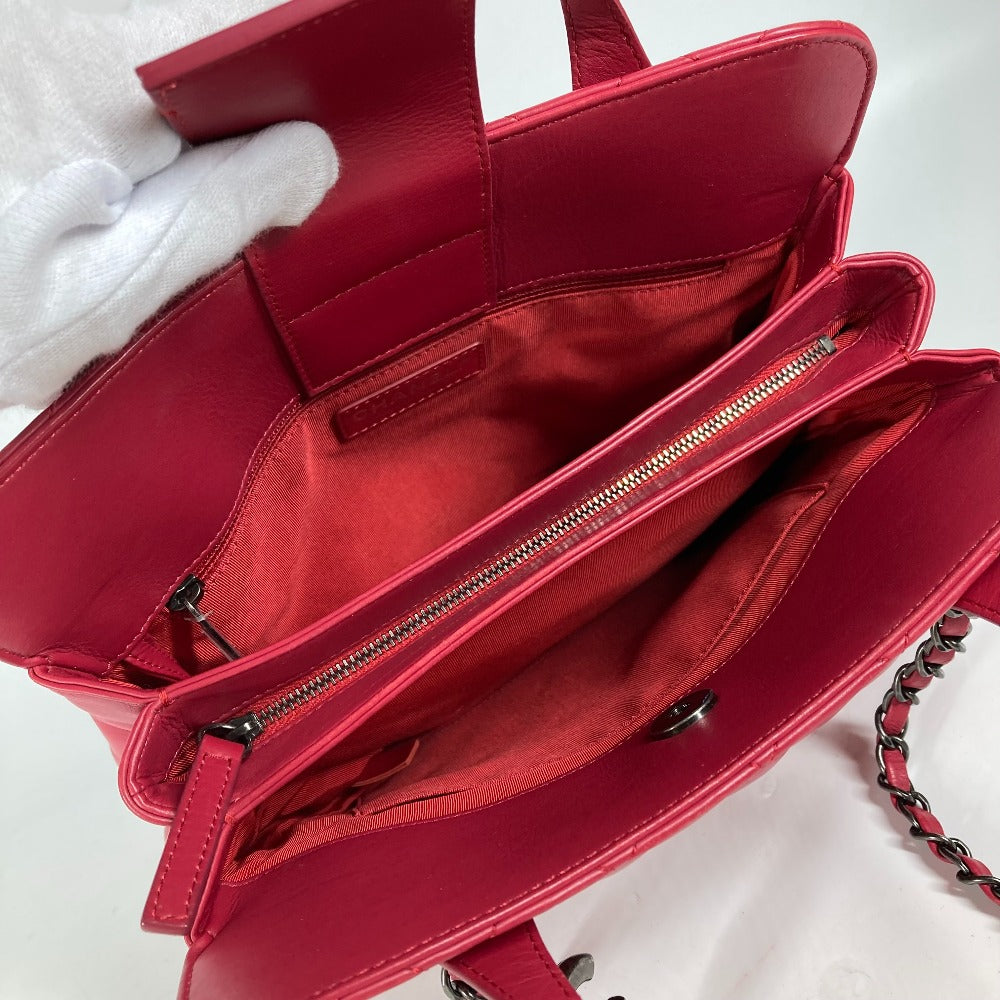 CHANEL ハンドバッグ ショルダーバッグ 肩掛け CC ココマーク マトラッセ キルティング 2WAYバッグ チェーン トートバッグ ラムスキン レディース ピンク