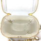 CHANEL CC Coco Mark Matelasse Vanity Shoulder Bag in Lambskin, White