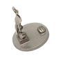 CHANEL 00C CC Mark 2000 CROISIERE Vintage accessory clip-on Earrings Metal Silver Used