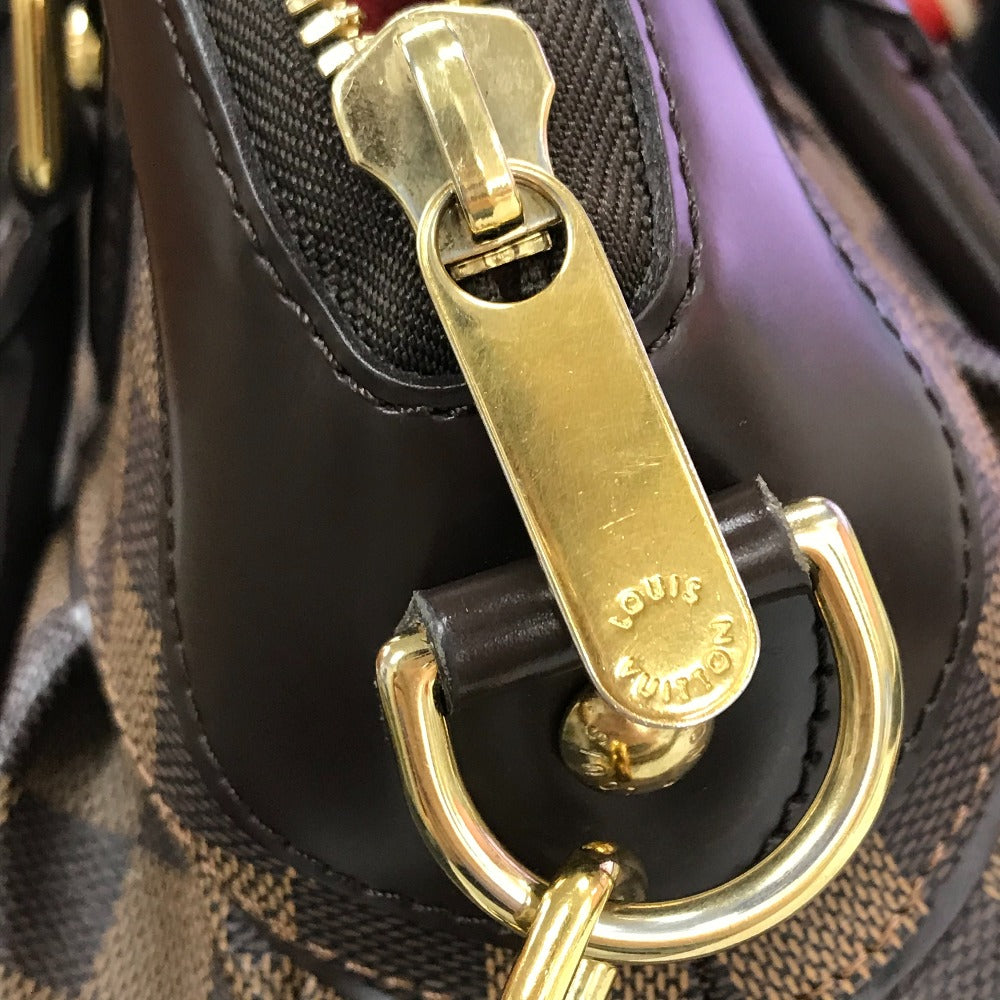 LOUIS VUITTON N51997 Damier Trevi PM Handbag, Unisex, Damier Canvas, Ebene Brown