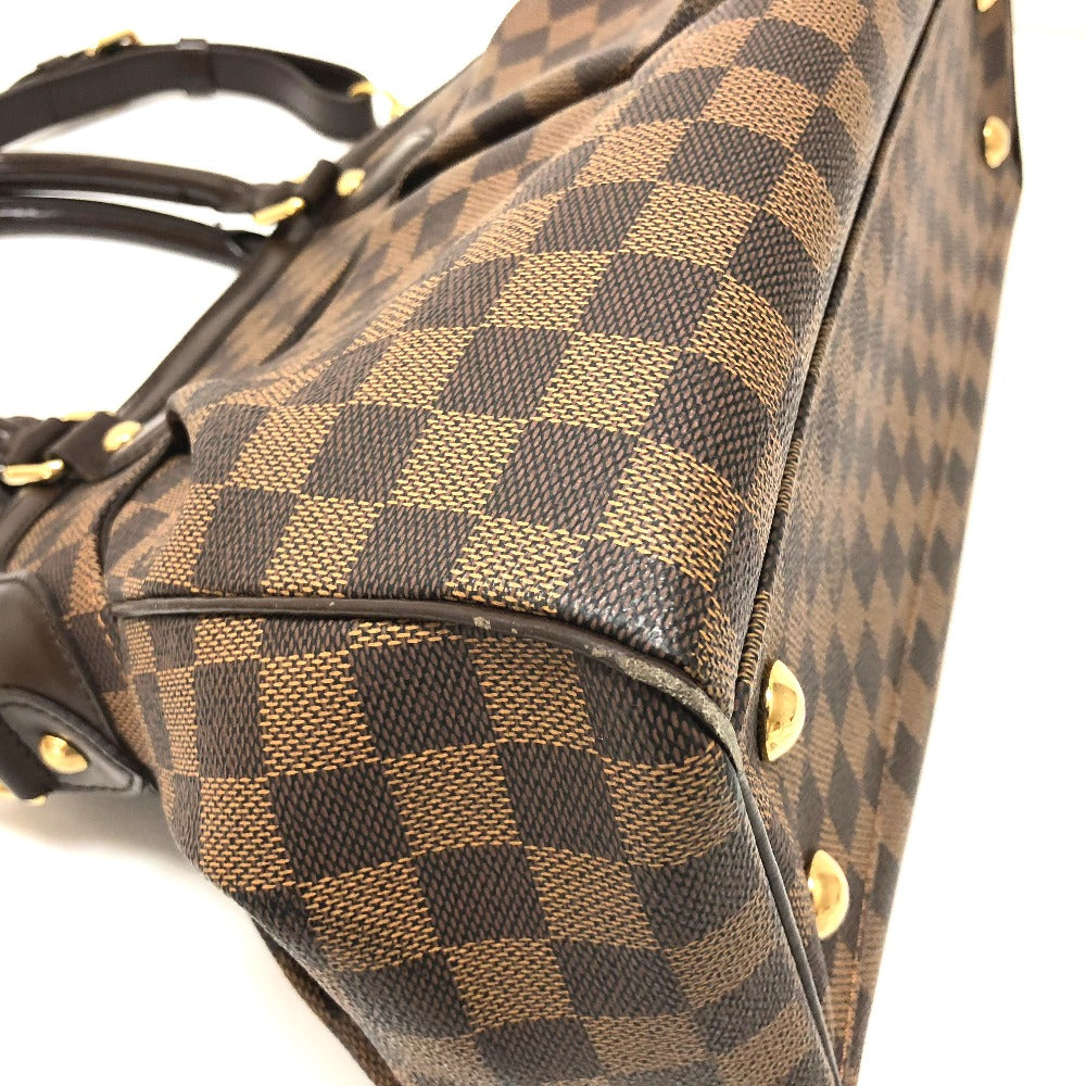 LOUIS VUITTON N51997 Damier Trevi PM Handbag, Unisex, Damier Canvas, Ebene Brown