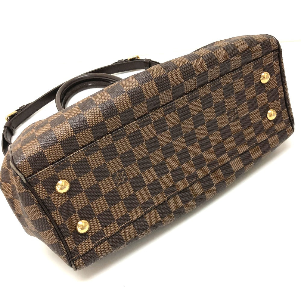 LOUIS VUITTON N51997 Damier Trevi PM Handbag, Unisex, Damier Canvas, Ebene Brown