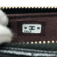 CHANEL AP2570 ココマーク マトラッセ クラシック ジップ カードケース コインケース 財布 ウォレット 小銭入れ コインケース キャビアスキン レディース ブラック