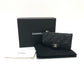 CHANEL AP2570 ココマーク マトラッセ クラシック ジップ カードケース コインケース 財布 ウォレット 小銭入れ コインケース キャビアスキン レディース ブラック