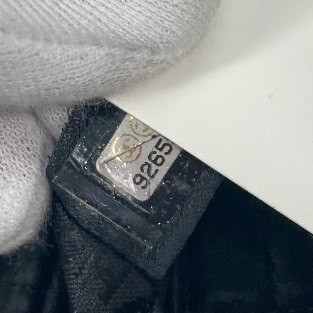 CHANEL カバン ポシェット リップ 口紅 ミラー 鏡 CC ココマーク チェーンバッグ 斜め掛け ショルダーバッグ サテン レディース ブラック