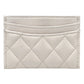 CHANEL AP0213 ココマーク クラシック ゴールド金具 キャビアスキン 小物 カードケース キャビアスキン レディース ホワイト
