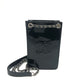 CHANEL Coco Mark Pouch Chain Shoulder Bag Enamel Women's Black