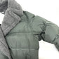 MAX MARA 149603266 Women's FRISIA Teddy Long Coat with QR Code, Fur and Down, Polyester, Dark Gray
