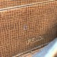 FENDI 7M0174 ロングウォレット ズッカ ラウンドファスナー長財布 長財布 PVC/レザー メンズ ブラウン