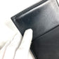 FENDI 8M0395 ロゴ コンパクトウォレット 3つ折り財布 レザー レディース ブラック