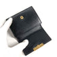 FENDI 8M0395 ロゴ コンパクトウォレット 3つ折り財布 レザー レディース ブラック