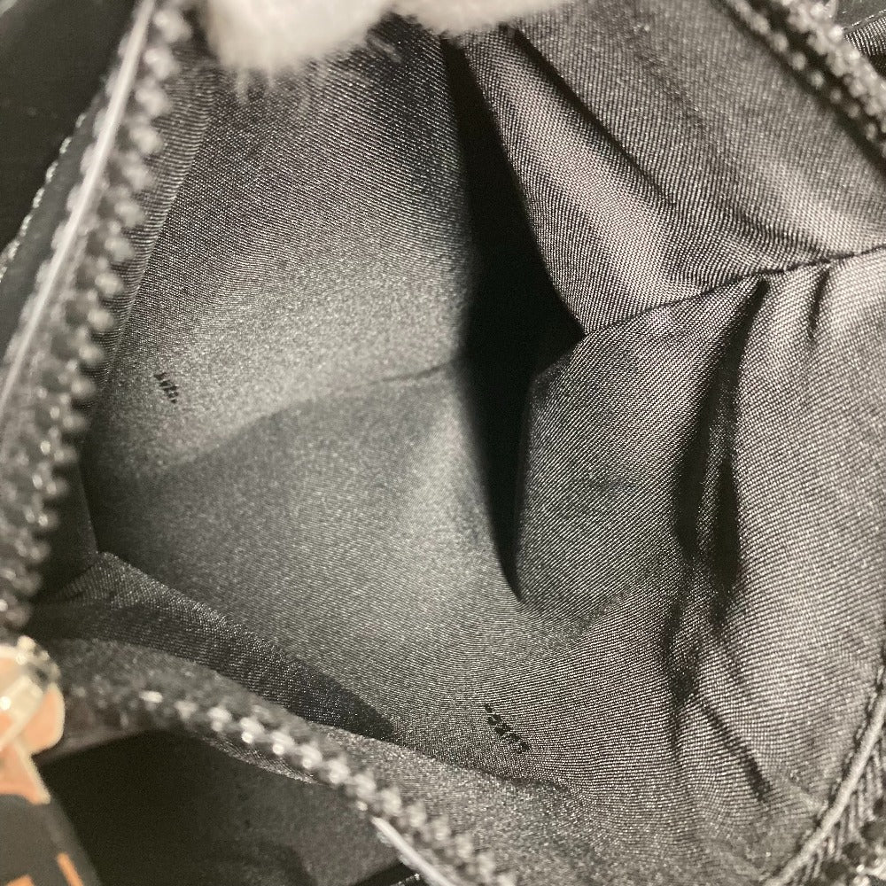 FENDI 7VA435 縦型 ショルダーバッグ 肩掛け ロゴ FF カバン トートバッグ キャンバス/レザー ユニセックス ブラック - brandshop-reference
