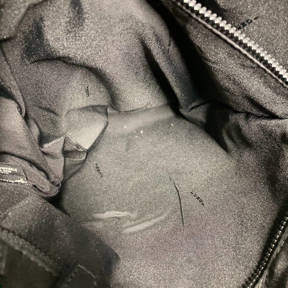 FENDI 7VA435 縦型 ショルダーバッグ 肩掛け ロゴ FF カバン トートバッグ キャンバス/レザー ユニセックス ブラック - brandshop-reference