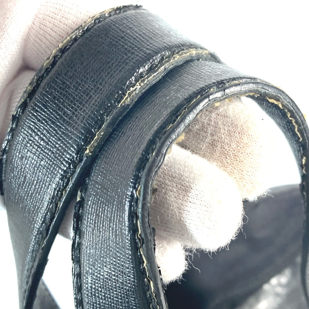 FENDI 7VA367 ロゴ ショルダーバッグ カバン 肩掛け 縦型 トートバッグ ナイロン/レザー メンズ ブラック - brandshop-reference