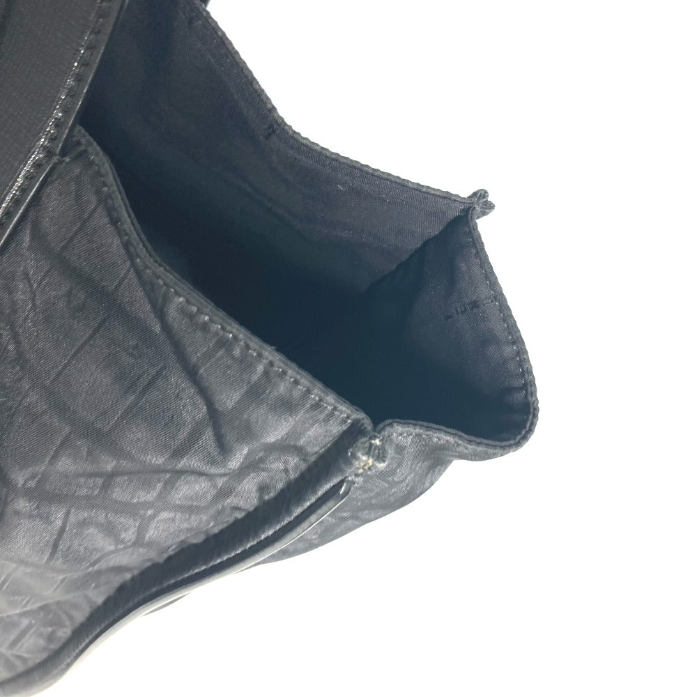 FENDI 7VA367 ロゴ ショルダーバッグ カバン 肩掛け 縦型 トートバッグ ナイロン/レザー メンズ ブラック - brandshop-reference