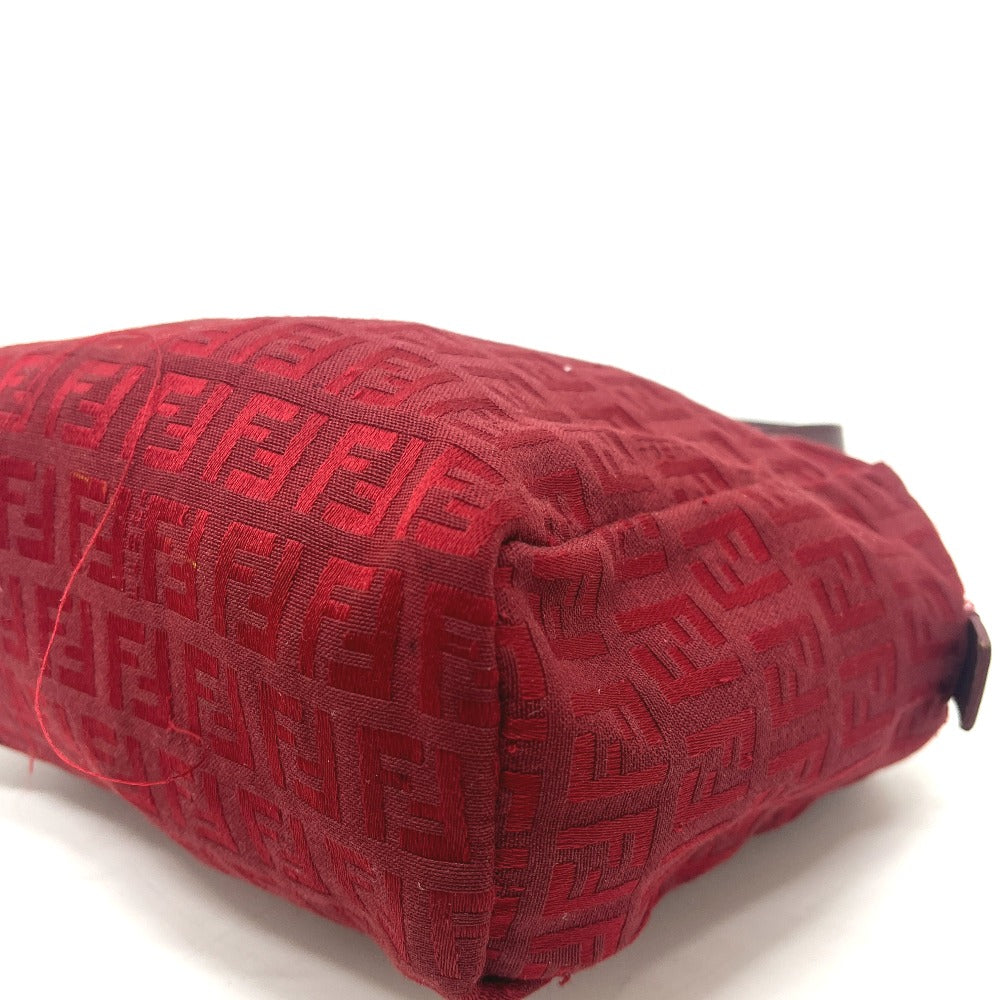 FENDI ズッカ柄 ミニバッグ カバン ロゴ ビンテージ ハンドバッグ キャンバス レディース レッド