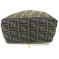 FENDI ZUCCA Pattern Foldable Bag Eco Bag Tote Bag Leather/Canvas Women's Brown