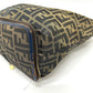 FENDI ZUCCA Pattern Foldable Bag Eco Bag Tote Bag Leather/Canvas Women's Brown