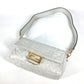 FENDI 8BR600 ズッカ マンマバケット 肩掛け 2WAYバッグ カバン ショルダーバッグ レザー レディース ホワイト