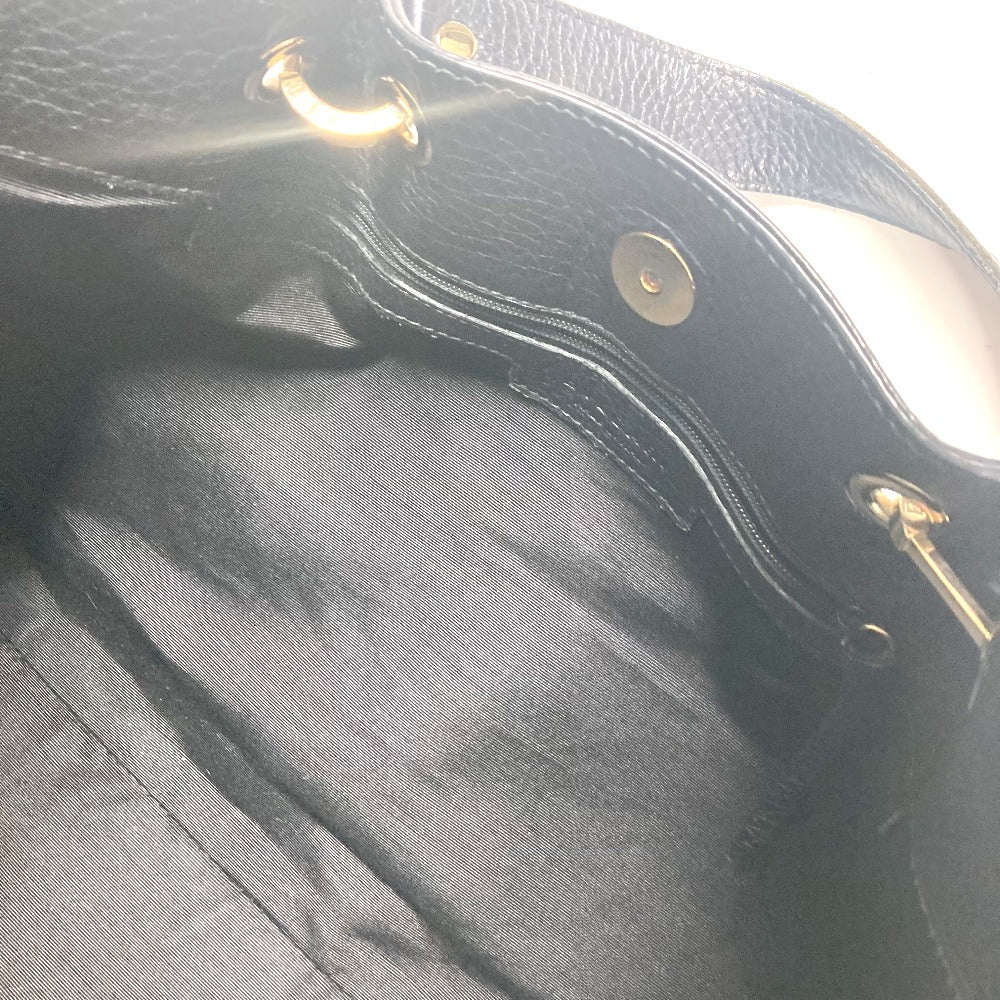 BVLGARI ブルガリブルガリ ロゴマニア カバン 肩掛け ショルダーバッグ トートバッグ キャンバス/レザー レディース ブラック - brandshop-reference