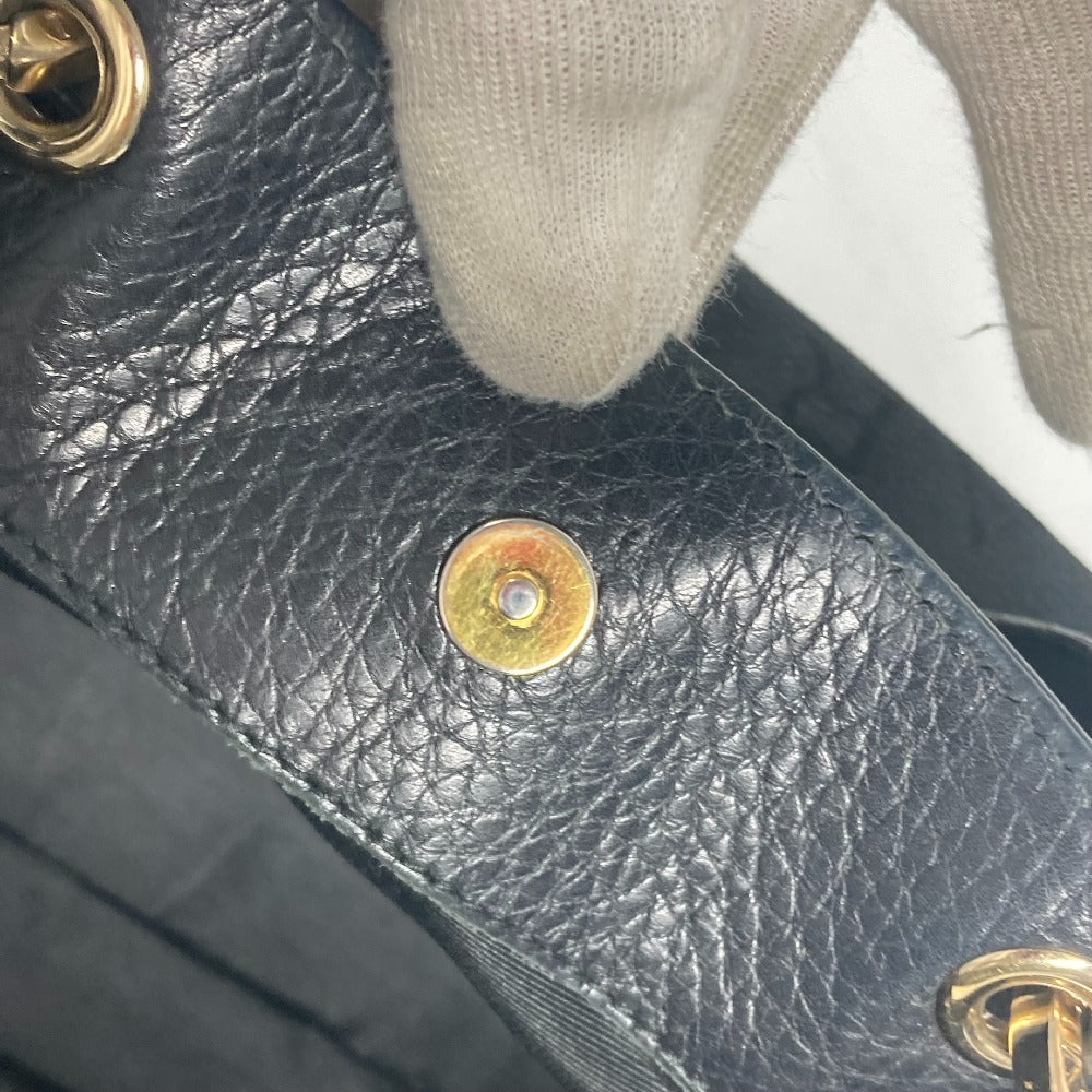 BVLGARI ブルガリブルガリ ロゴマニア カバン 肩掛け ショルダーバッグ トートバッグ キャンバス/レザー レディース ブラック - brandshop-reference