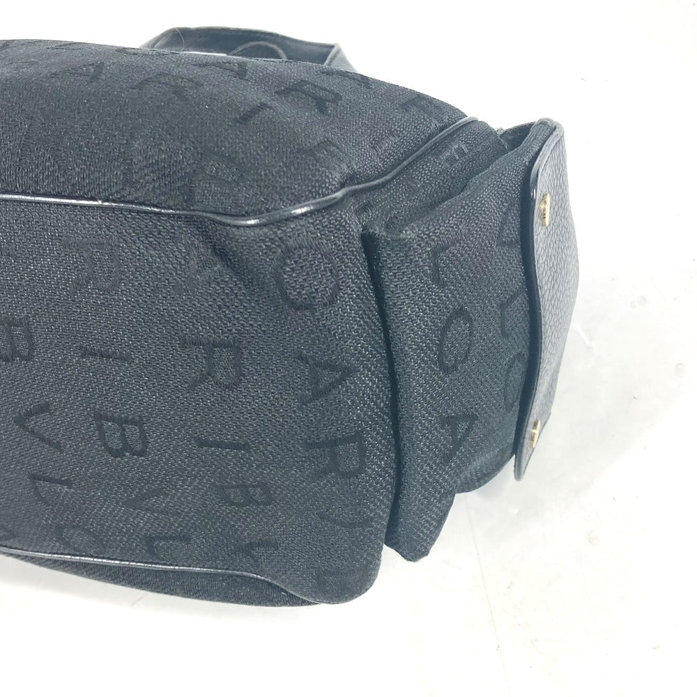 BVLGARI ブルガリブルガリ ロゴマニア カバン 肩掛け ショルダーバッグ トートバッグ キャンバス/レザー レディース ブラック - brandshop-reference