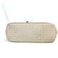 BVLGARI Logomania Shoulder Bag/Tote Bag in Canvas/Leather, Beige