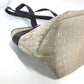 BVLGARI Logomania Shoulder Bag/Tote Bag in Canvas/Leather, Beige