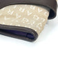 BVLGARI Logomania Shoulder Bag/Tote Bag in Canvas/Leather, Beige