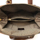 FENDI 8BL117 Chameleon Bag, 2-Way Shoulder/Handbag, Leather, Women's, Brown