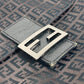 FENDI ズッカ ズッキーノ カバン フラップ ポシェット 斜め掛け ショルダーバッグ キャンバス/レザー レディース ブラック