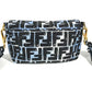 FENDI 8BR784 ジョシュアヴィーダス Joshua Vides コラボ ズッカ バゲット ミニ 2WAYバッグ 斜め掛け ポシェット ショルダーバッグ ナイロン ユニセックス ブルー