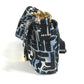 FENDI 8BR784 ジョシュアヴィーダス Joshua Vides コラボ ズッカ バゲット ミニ 2WAYバッグ 斜め掛け ポシェット ショルダーバッグ ナイロン ユニセックス ブルー