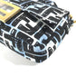 FENDI 8BR784 ジョシュアヴィーダス Joshua Vides コラボ ズッカ バゲット ミニ 2WAYバッグ 斜め掛け ポシェット ショルダーバッグ ナイロン ユニセックス ブルー
