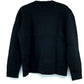 FENDI FY0812 Rubber Logo Sweatshirt, Rayon, Men's, Black