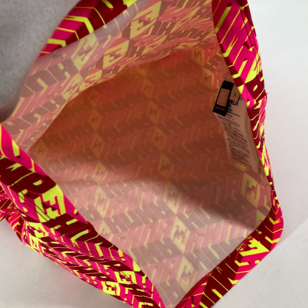 FENDI FS7137 ロゴ アパレル トップス 丸首 半袖Ｔシャツ コットン レディース レッド