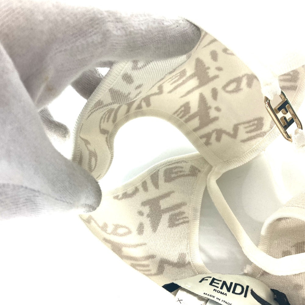 FENDI FXZ875 ブラジャー ブラトップ トップス アパレル トップスその他 レーヨン レディース ホワイト系
