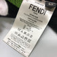 FENDI FZY463 AH3E 21AW ロゴマルチカラー アパレル ARTIST ALLOVER ニット クルーネック トップス セーター コットン メンズ ブラック