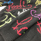 FENDI FZY463 AH3E 21AW ロゴマルチカラー アパレル ARTIST ALLOVER ニット クルーネック トップス セーター コットン メンズ ブラック