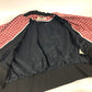 FENDI FJ6898 Check Logo Poncho, Long Sleeve, Polyester Jacket, Women's, Red