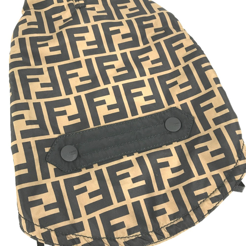 FENDI 犬 ワンちゃん わんちゃん ズッカ 犬 服 犬用 ドッグウェア 雑貨 ナイロン ユニセックス ブラウン