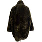 FENDI Zucca Pecan Apparel Outerwear Eco-Fur Coat Mid-Length Acrylic Women's Brown