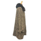 FENDI FENDI 365 tweed Apparel outerwear fur collar mid-length coat Long coat Viscose Brown Used