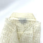 FENDI Zucca Pattern All-Over Sheer Apparel Top Blouse Long Sleeve Shirt Blouse Viscose Women's White