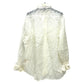 FENDI Zucca Pattern All-Over Sheer Apparel Top Blouse Long Sleeve Shirt Blouse Viscose Women's White