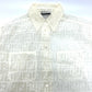 FENDI Zucca Pattern All-Over Sheer Apparel Top Blouse Long Sleeve Shirt Blouse Viscose Women's White