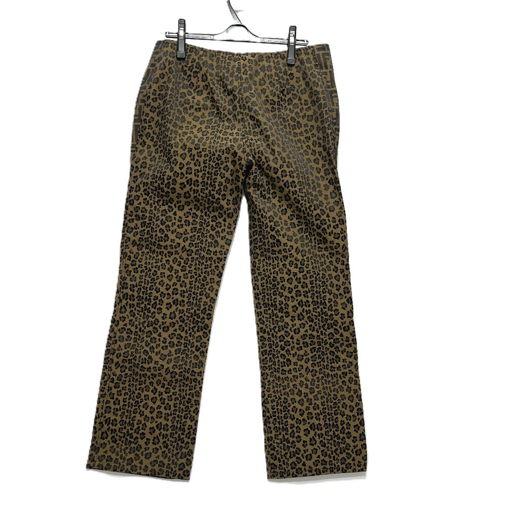 FENDI Leopard x Zucca Apparel Bottoms Trousers Pants Canvas Women's Brown